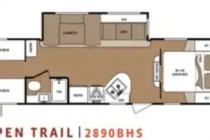 Luxury Aspen Trail 2980BHS Travel Trailer
