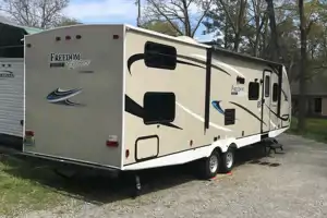 Dallas's Coachmen Freedom Express Select 29se Travel Trailer Wind Creek, Talladega, Auburn, Cheaha