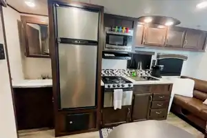 PEAK N’ C Adventures Pet friendly Jayco Bunkhouse Travel Trailer