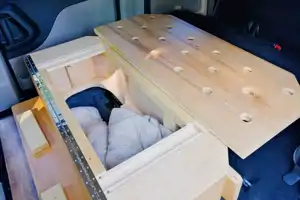 Budget Friendly go anywhere Stay anywhere Van conversion.