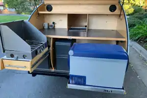 Retro Style Teardrop Camper Trailer (Santa Cruz area)