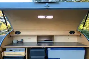 Retro Style Teardrop Camper Trailer (Santa Cruz area)