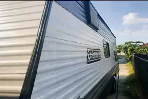 Irma's Coleman Lantern  Tent Trailer