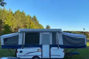 10ft Fleetwood Santa Fe-4089 Tent Trailer