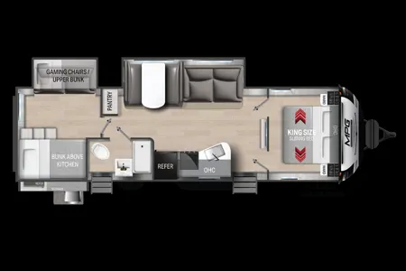 MPG Glamper’s Mansion w/ 2 Bedrooms & Outdoor Kitchen