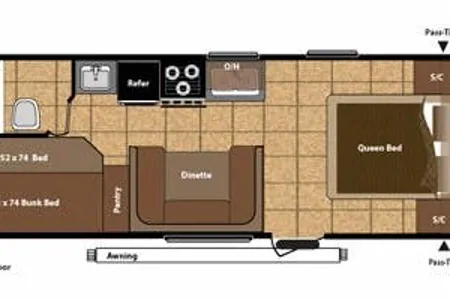 Cam's Keystone Hideout 24bh Travel Trailer