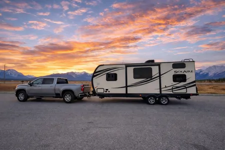 Family Adventure RV w/ 55” Projector | Luxury • Bunks • Half Ton Towable