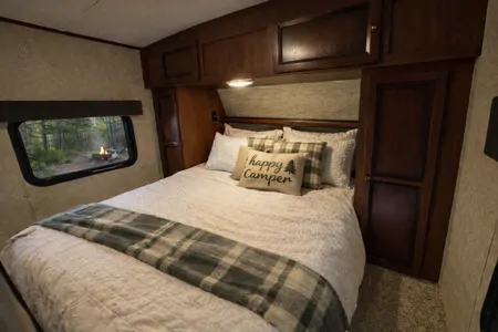 Family Adventure RV w/ 55” Projector | Luxury • Bunks • Half Ton Towable