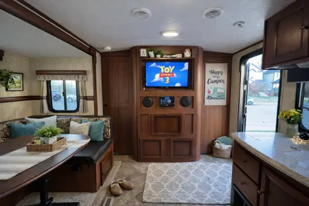 Family Adventure RV w/ 55” Projector | Luxury • Bunks • Half Ton Towable