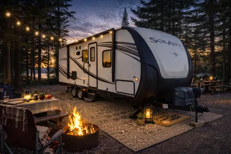 Family Adventure RV w/ 55” Projector | Luxury • Bunks • Half Ton Towable