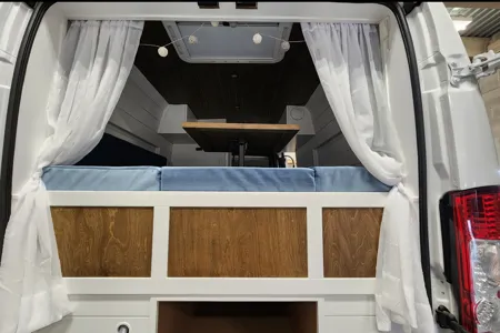 Cozy custom crafted van with Shower, Toilet, Heat, Solar and more!