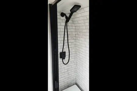 Cozy custom crafted van with Shower, Toilet, Heat, Solar and more!
