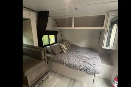 King Family’s Highland Ridge Open Range Travel Trailer (SUV towable)