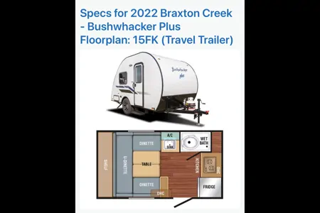 2022 Braxton Creek Bushwhacker Plus 15FK