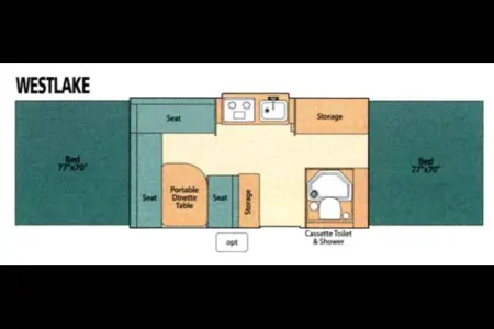 Westlake Pop-Up -perfect for families - towable with small SUVs