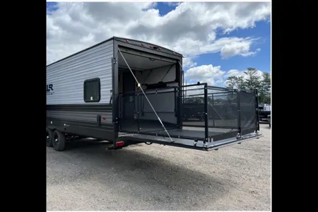 William's Forest River XLR microboost 27 LRLE Toy Hauler