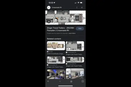 Lawrence's Crossroads ZR331BH21 Travel Trailer