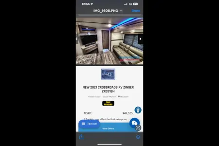 Lawrence's Crossroads ZR331BH21 Travel Trailer