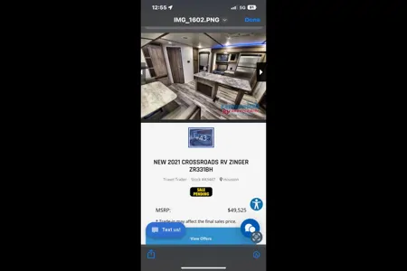 Lawrence's Crossroads ZR331BH21 Travel Trailer