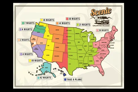 Scenic Vans' "The Shasta 2" - Unlimited Mileage