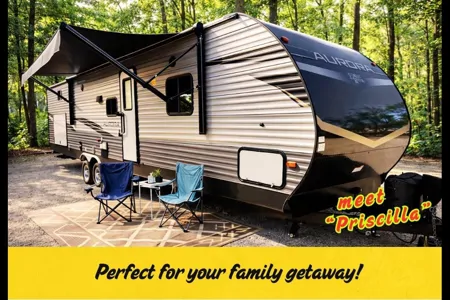 Meet "Priscilla" - Forest River Aurora Travel Trailer