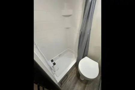 Valentino's Forest River Cherokee wolf den Travel Trailer