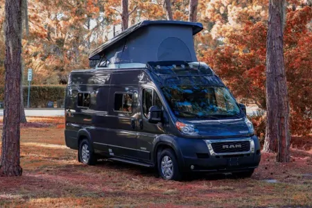 2023 Winnebago Solis 59PX — Seats & Sleeps 4 — Pop‑Top • A/C • Generator • Fully Self‑Contained