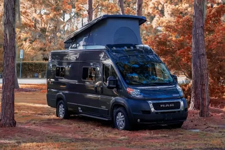 2023 Winnebago Solis 59PX — Seats & Sleeps 4 — Pop‑Top • A/C • Generator • Fully Self‑Contained