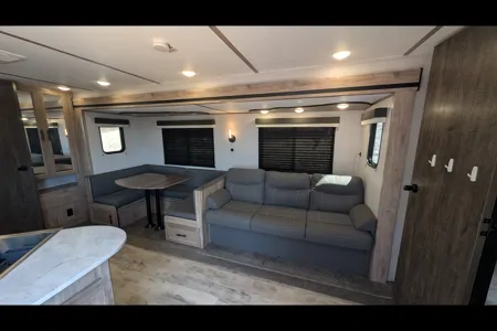 Natasha and Omar's Travel Trailer