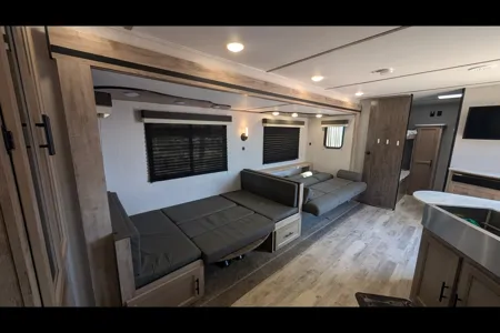 Natasha and Omar's Travel Trailer
