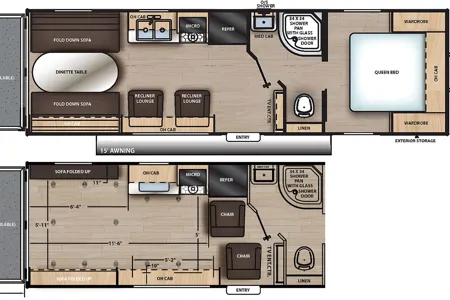 Marcin's Catalina Trail Blazer 26TH Travel Trailers Catalina Trail Blazer 26TH Travel Trailers Toy Hauler