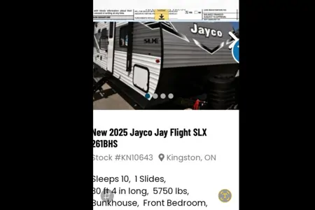 Gibson's FinestJay Flight SL Travel Trailer