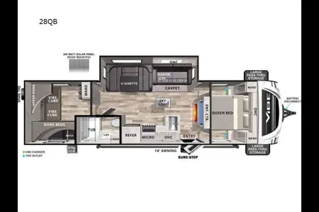 Alyssa's Forest River Vibe Travel Trailer