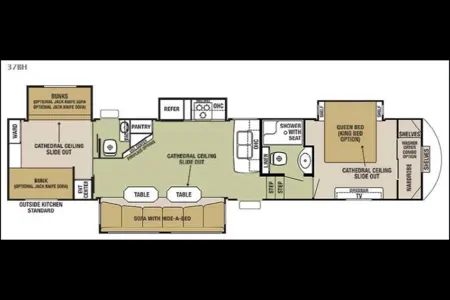 Daniel's Forest River CEDAR CREEK SILVERBACK 37BH - FIFTH WHEEL Fifth Wheel