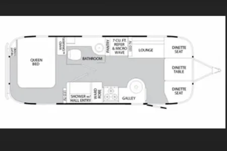 25ft Airstream - with Solar - 1/2 Ton Towable