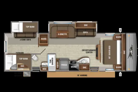 Large group -  Jayco Jayflight  Travel Trailer