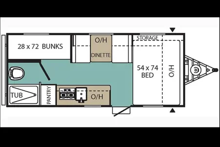 Lovely Clean & Tidy Trailer with Bunk Beds