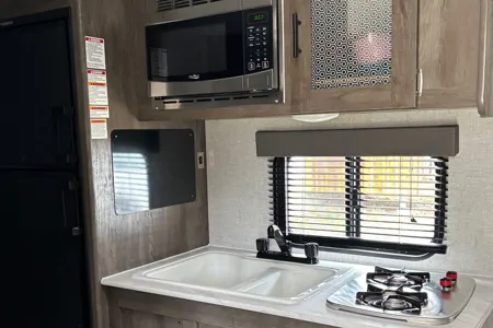 Family-friendly Forest River WildWood trailer