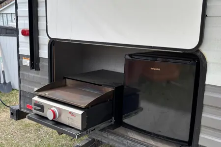 Family-friendly Forest River WildWood trailer