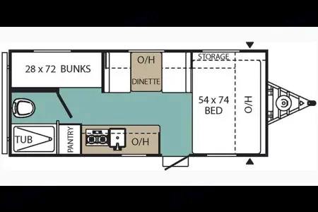 Fireside RV's 2017 Coachmen Viking 17BH Bunkhouse - LMI1462
