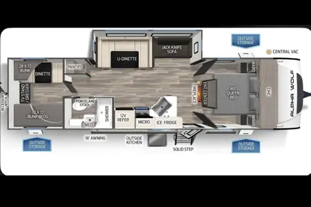 2025 Alpha Wolf Bunkhouse | Sleeps 10 | Delivery Available