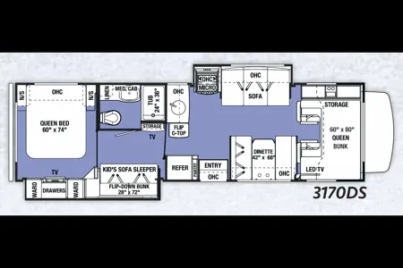 COMING SOON - Forest River Sunseeker 3170DS Class C Motorhome