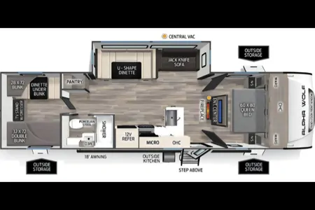Forest River Alpha Wolf 280QBS-L Travel Trailer SHS01