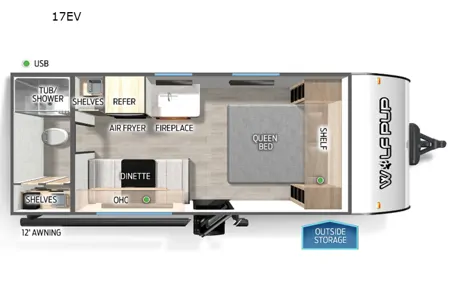 Rumer's Forest River Wolf pup 16bhs Travel Trailer