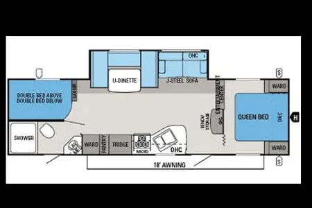 Patrick Jayco JayFligth Switf 287BHBE Roulotte