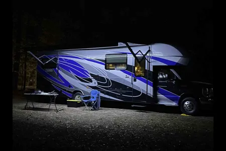 Black & Blue Entegra Coach Esteem 31F Class C