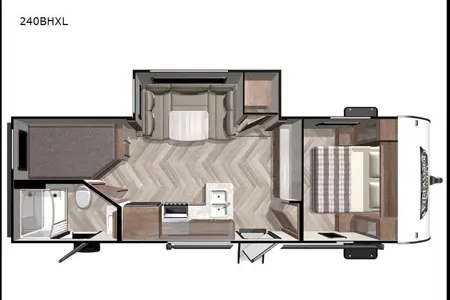 Like-New 2024 240BHXL – Sleeps 4–6, Solar, Fireplace, Outdoor Kitchen