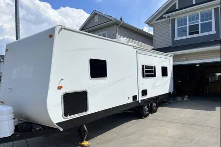 Larry & Tina’s Cozy Couple Trailer.