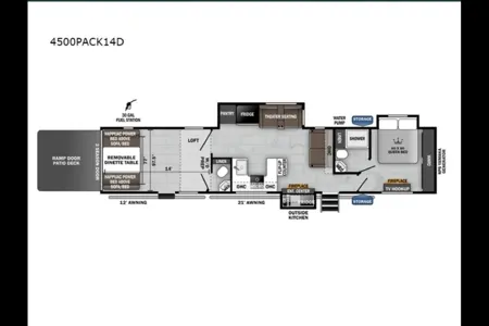 Amy's Forest River Wolfpack 4500 14d Toy Hauler