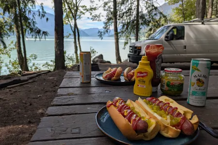Heated! XL Bed (6ft 8" long) Solar-Powered Cozy Modern Cabin on Wheels!